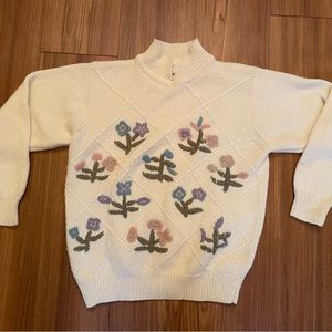 Floral Sweater